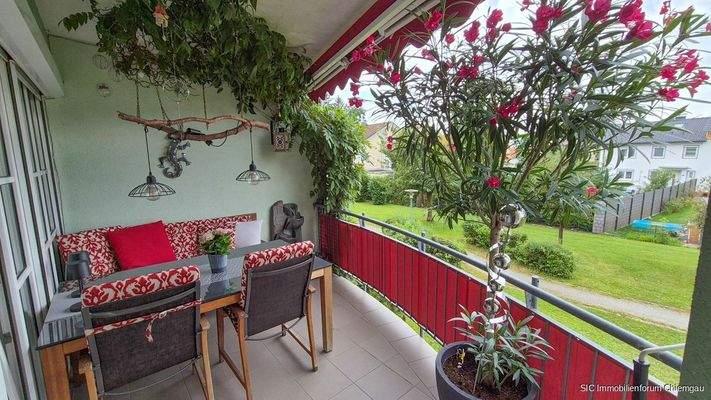 Große Loggia, eine kleine Oase in der Stadt! 