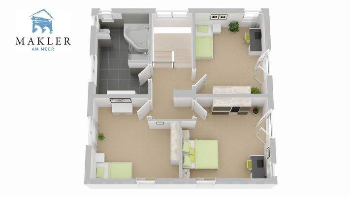 Grundriss Obergeschoss