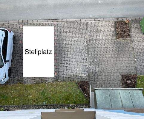 Stellplatz für Eingangstür