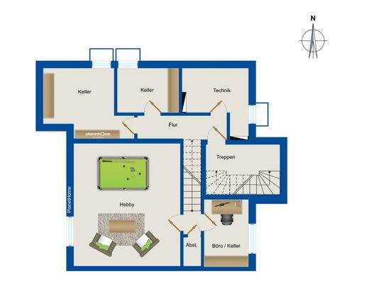 Grundriss Souterrain