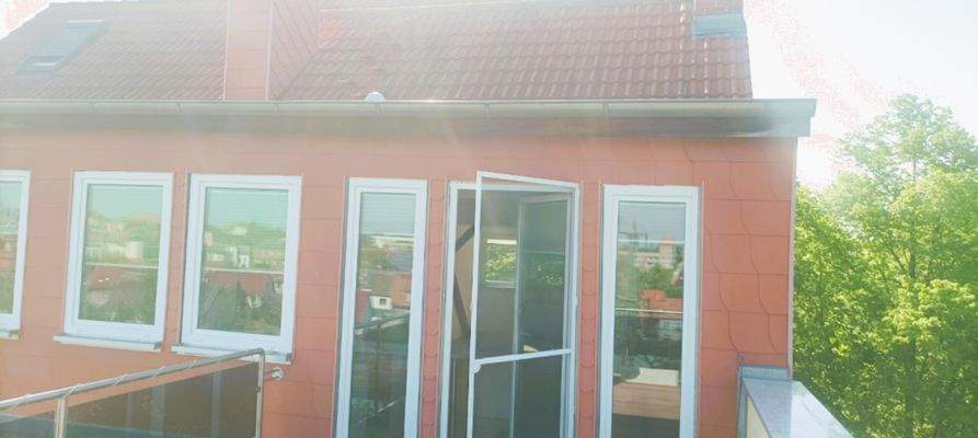 Blick von der Dachterrasse