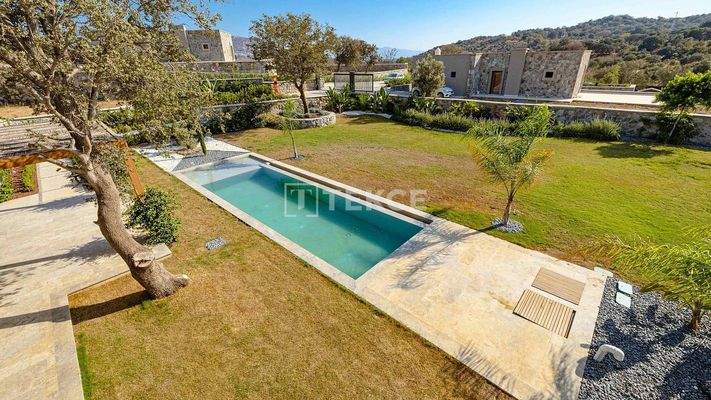 Stone-Coated Villas with Private Pools in Bodrum Gümüşlük