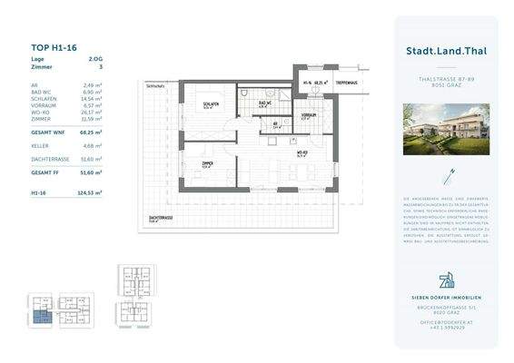 Verkaufsplan Top 1.16 - Thalstraße - Stadt.Land.Thal