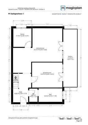 Grundriss Dachgeschoss