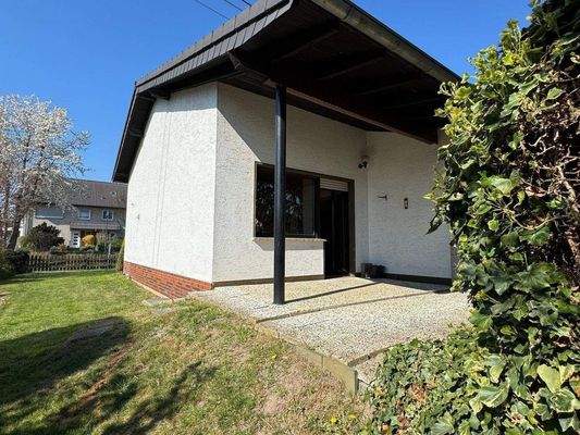 Freisitz ist durch Terrassengestaltung 1a nutzbar