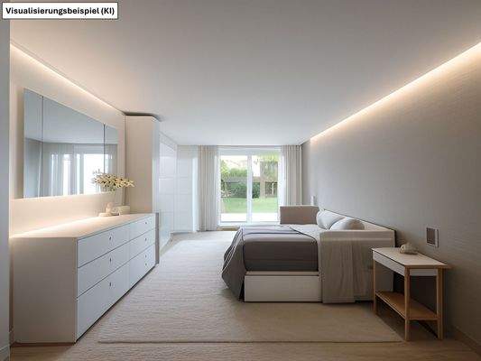 EG Schlafzimmer mit Ankleidebereich