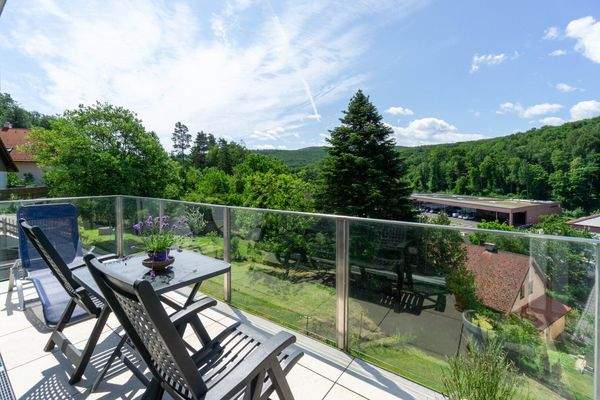 Terrasse mit traumhaftem Wienerwaldpanorama