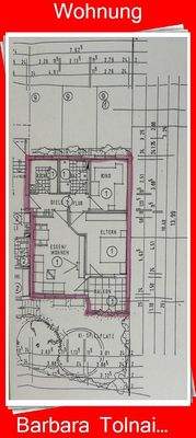 Aufteilungsplan Wohnung (Bild)