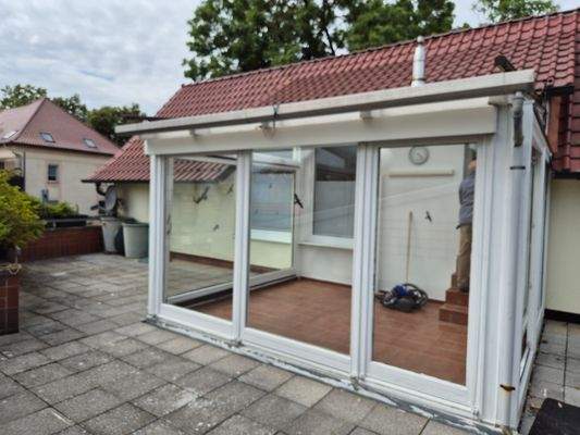 Wintergarten und Dachterrasse