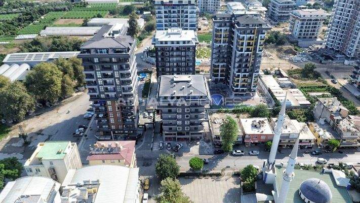 Furnished Apartment with Pool Access in Mahmutlar Alanya