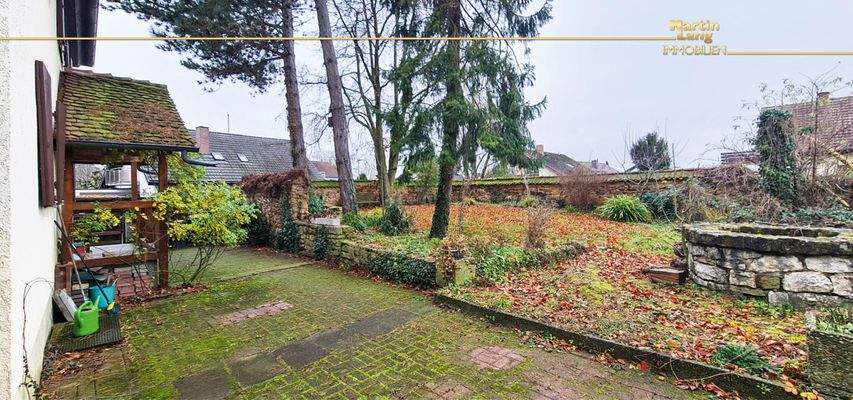 Grundstück - sicht zur Gartenfläche