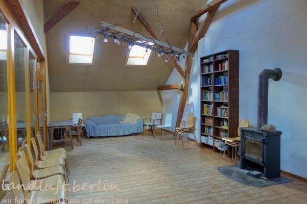 Kaminzimmer in der Scheune