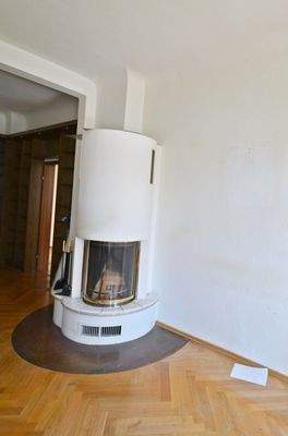 Kamin im Wohnzimmer