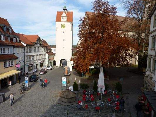 Blick vom Wohnzimmer