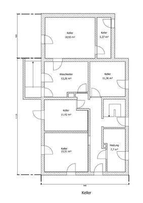 Grundriss-Keller