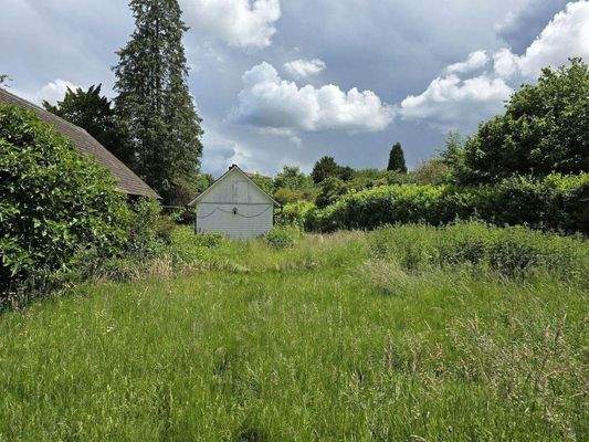 Bauplatz, das Althaus wird entsorgt