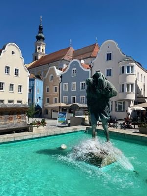 Blick von Christopherusbrunnen