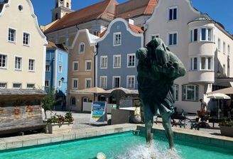 Blick von Christopherusbrunnen