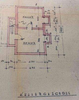 Grundriss Kellergeschoss 25