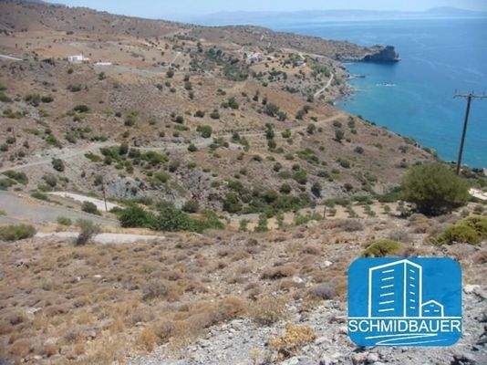 Kreta, Agios Pavlos: Atemberaubendes Grundstück mit Baugenehmigung für 3 Luxusvillen zu verkaufen