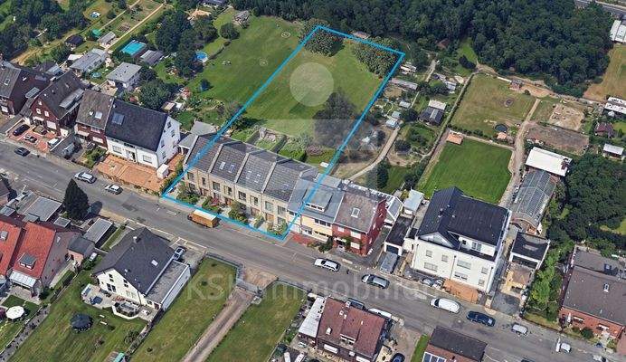 Reihenhäuser Markiert