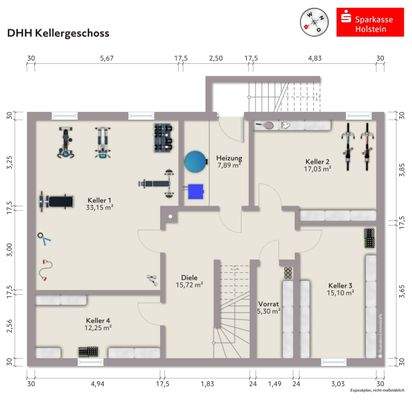 Grundriss Kellergeschoss