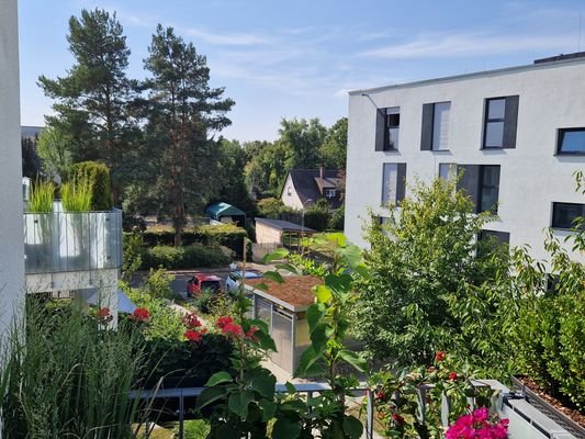 Ausblick vom Balkon