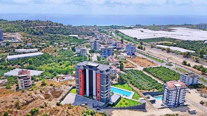 Sea View Apartments in a Hotel Concept Project in Alanya