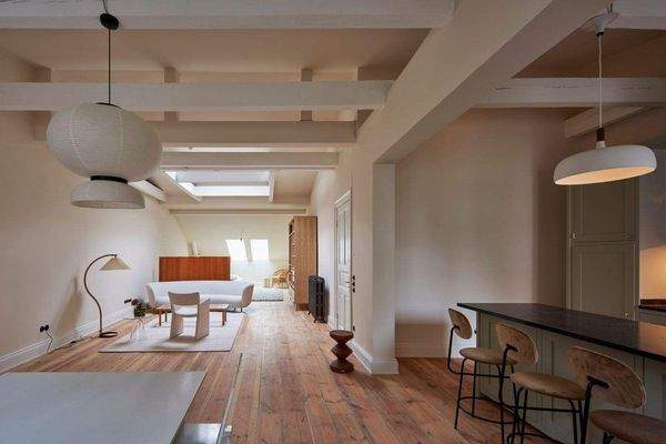 Wohnraum und Schlafraum