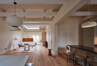 Wohnraum und Schlafraum