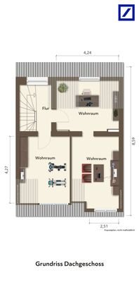 Grundriss Dachgeschoss