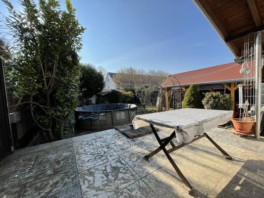 Blick zum Garten