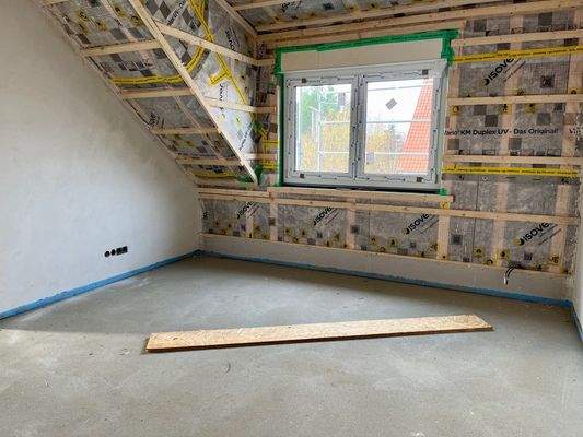 Wohnbereich mit offener Küche (DG)