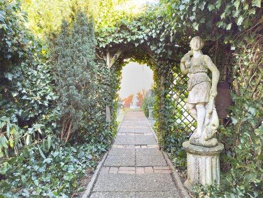 Eintritt in den Garten