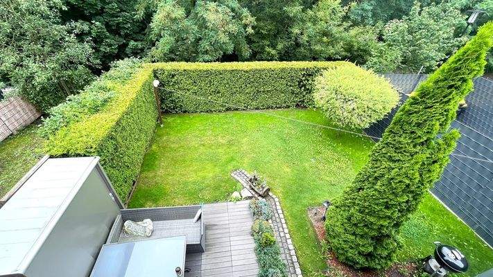 Gartenblick aus dem DG