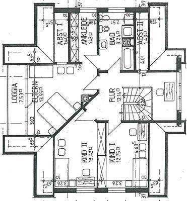 Grundriss Dachgeschoss
