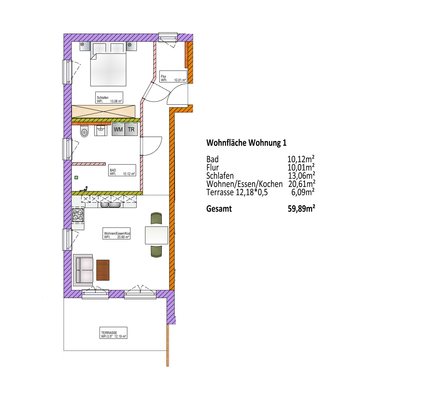 Grundriss und Wohnfläche Wohnung 1.png