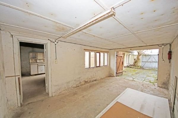 Blick in die zweite Garage