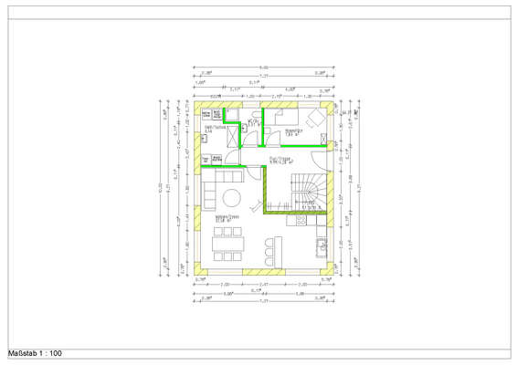 EFG mit Bemassung u Möbel