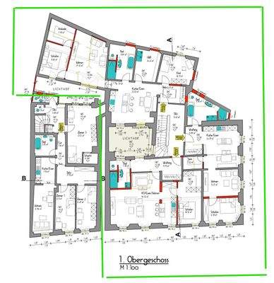 Grundriss 1. OG Haus Nr. 5