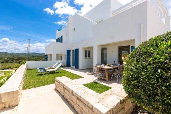 Kreta, Asprouliani: Schönes Haus in toller Anlage mit Meerblick zu verkaufen