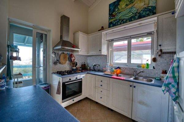 Kreta, Douliana: Faszinierendes Haus mit Meer- und Bergblick