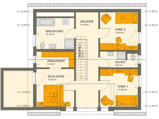 Grundriss Sunshine 154