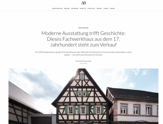 Architectural Digest Feature