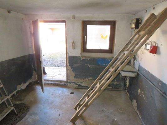 Eingang in die Waschküche