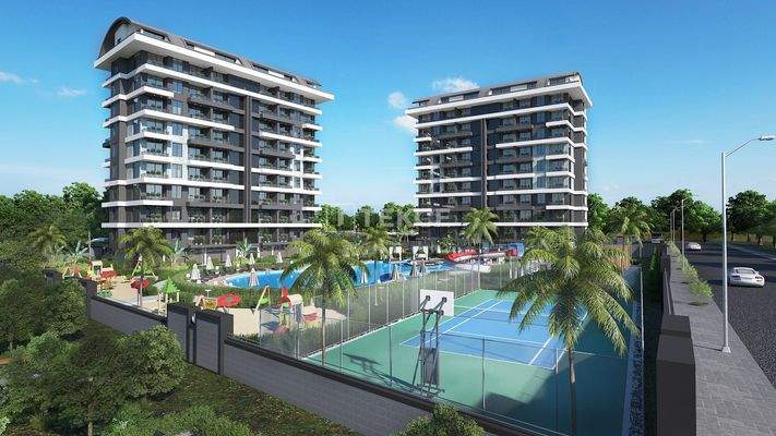 Real Estate Project with Residency Permit in Alanya Demirtaş