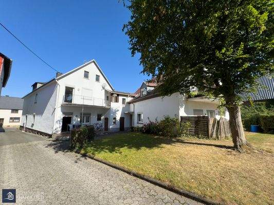 Blick auf das Hinterhaus