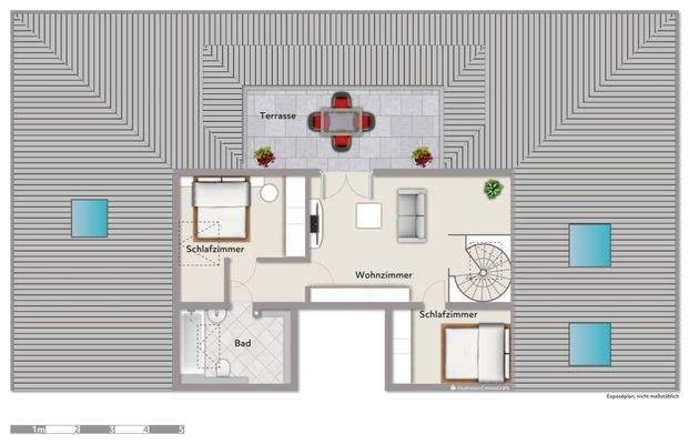 Grundriss Spitzboden