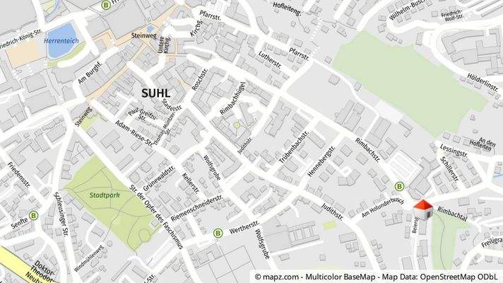 Geolyzer Kartenausschnitt