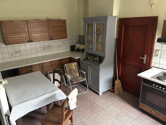 Küche im Vorbereich vom Stall